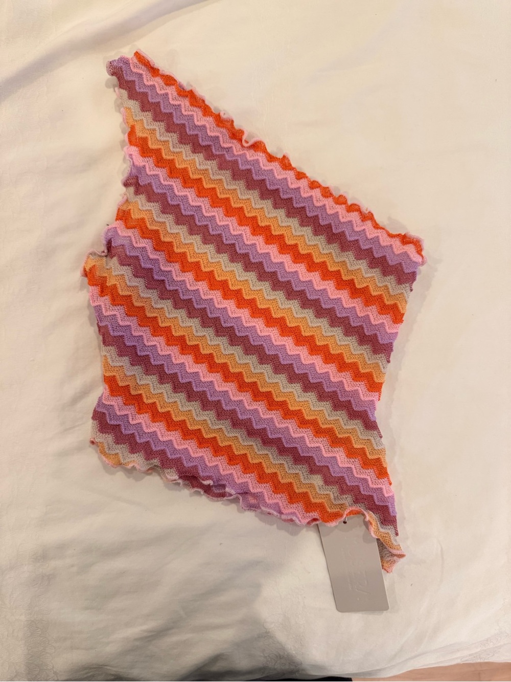 asymmetrical colorful top